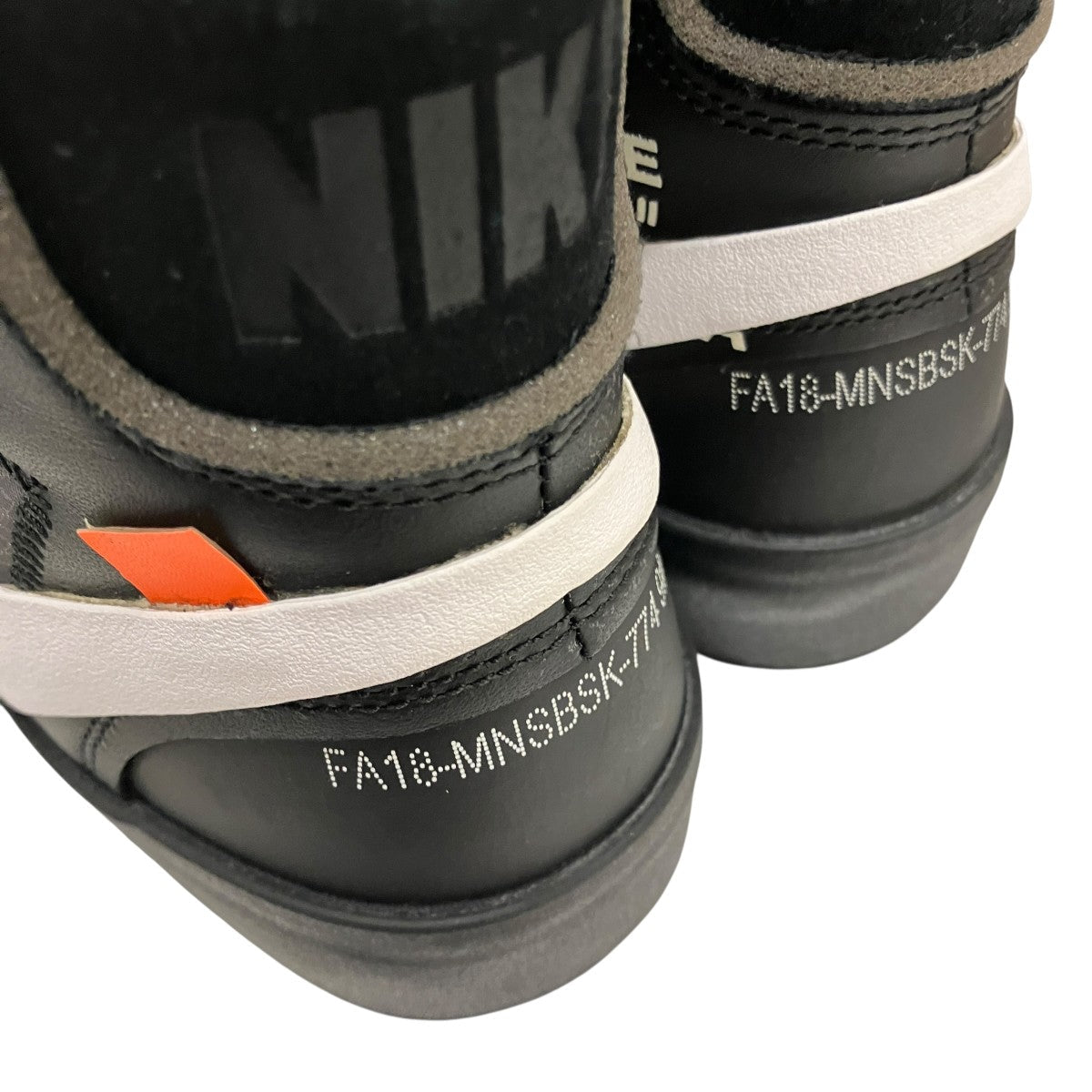 Nike x Off-White the 10: Blazer Mid High-cut Sneakers Black - Pre-owned