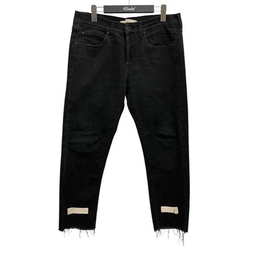 Off-White Cutoff Denim Pants Black - Pre-owned