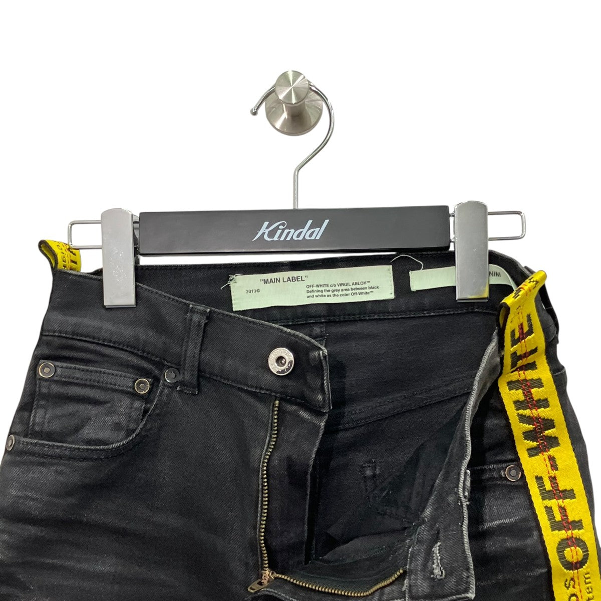 Off-White Denim Pants Black - Pre-owned