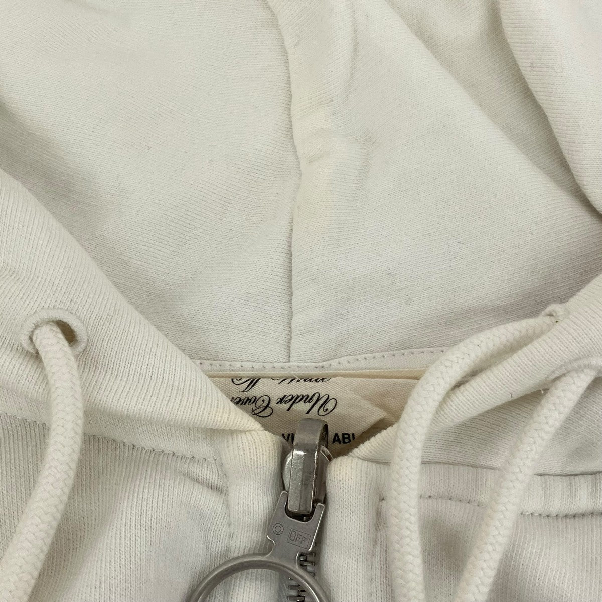 Off-White x Undercover Zip Hoodie White - Pre-owned