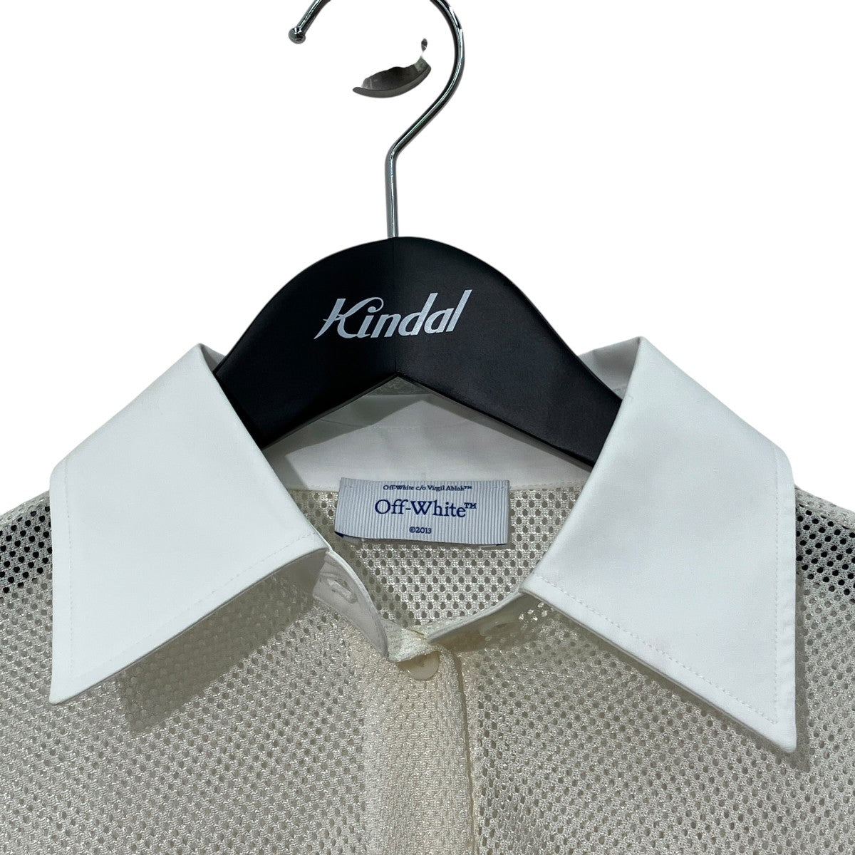 Off-White Long Sleeve Mesh Shirt White - Pre-owned