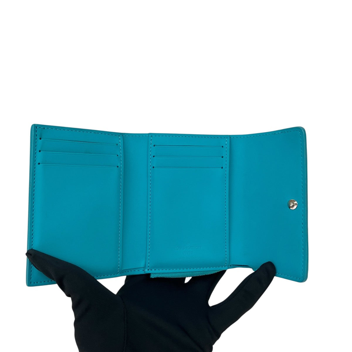Louis Vuitton Portefeuille Pilot Trifold Wallet Blue - Pre-owned