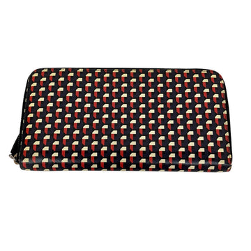 Prada Long Wallet Black / Red / Navy - Pre-owned