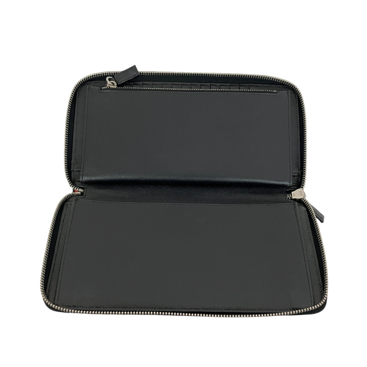 Prada Long Wallet Black / Red / Navy - Pre-owned