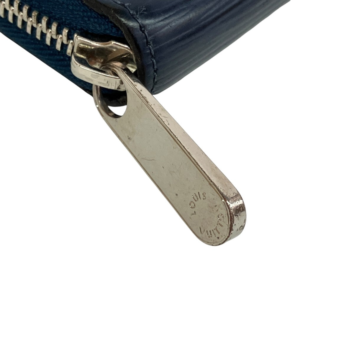 Louis Vuitton Zippy Wallet Long Wallet Navy - Pre-owned