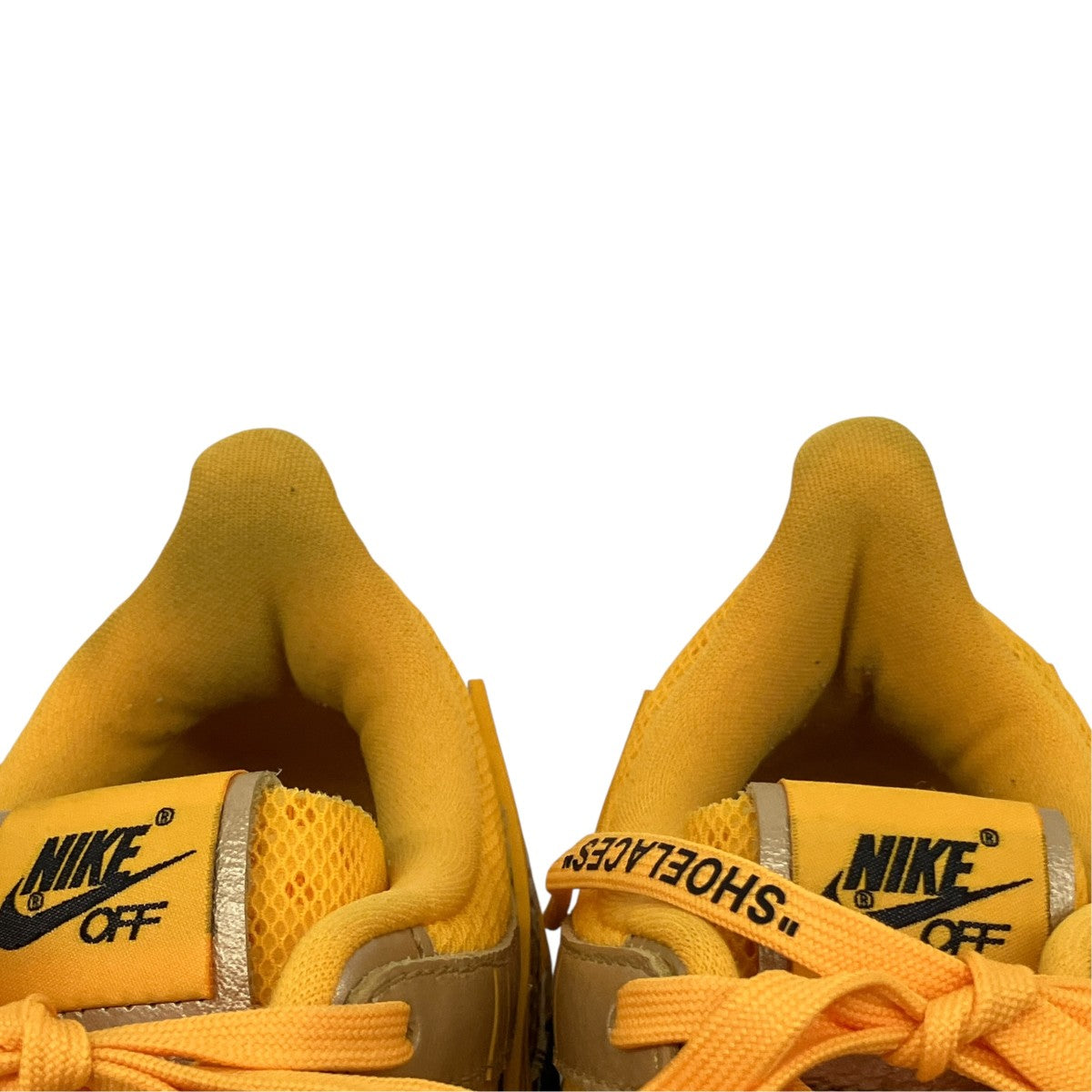 Nike x Off-White Air Rubber Dunk Low-cut Sneakers Yellow - Pre-owned