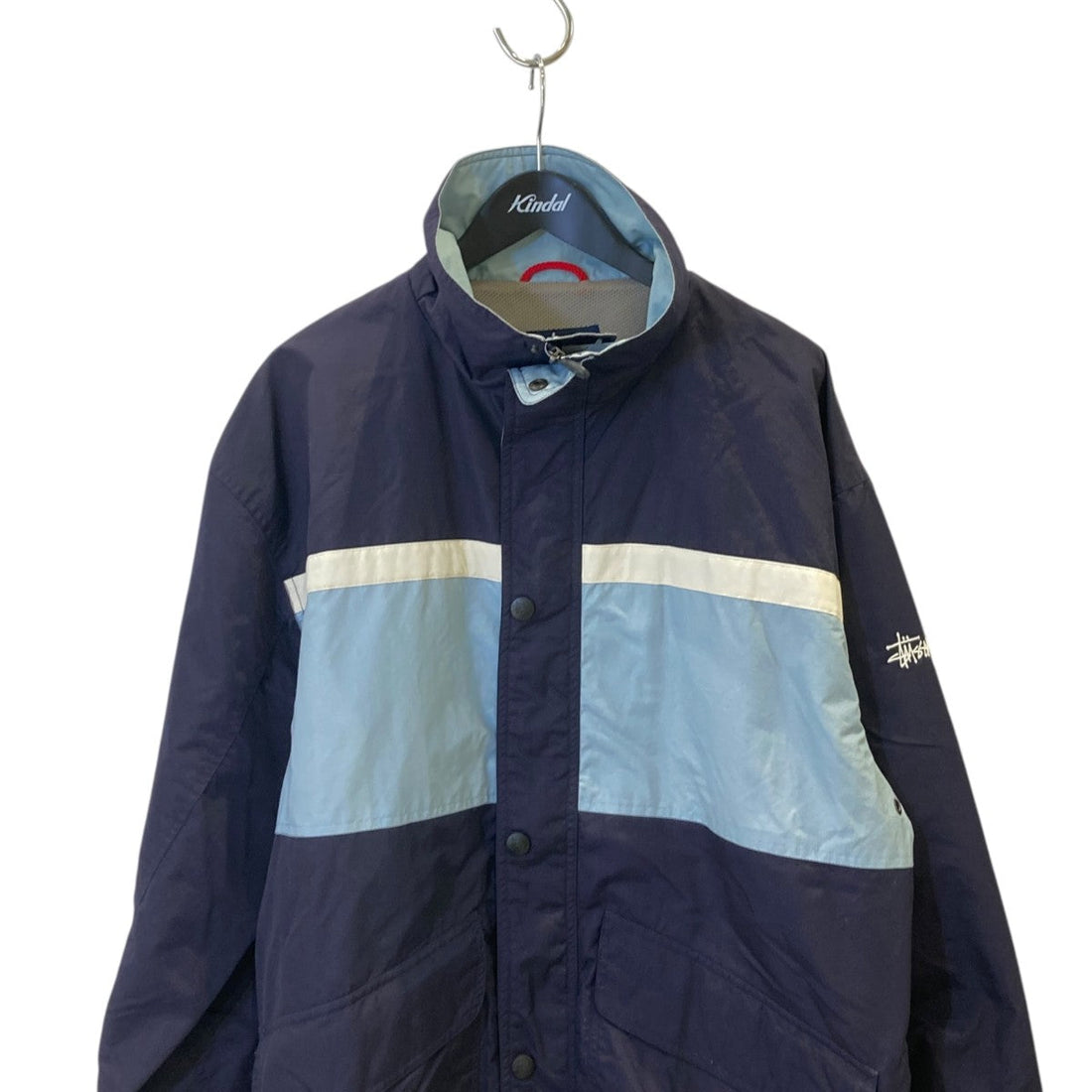 Stussy 90s Navy Tag Nylon Jacket