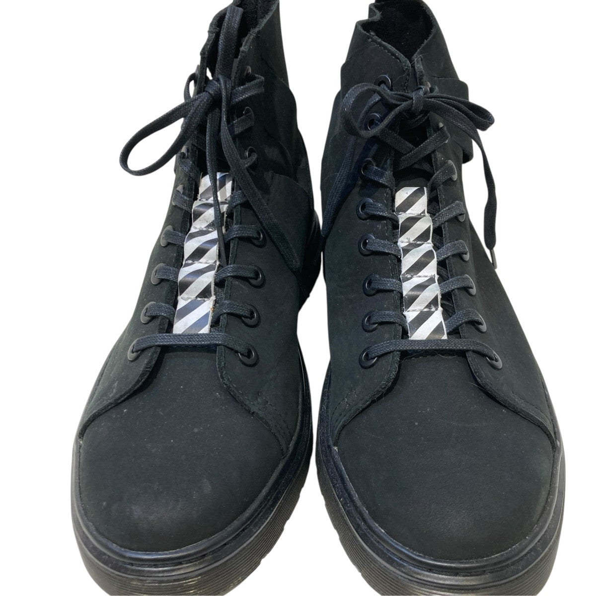 Dr. Martens x Off-White Talib OW 8 Hole Boots Black - Pre-owned