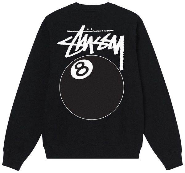 Stussy Ball Sweatshirt (Black) - Main Image