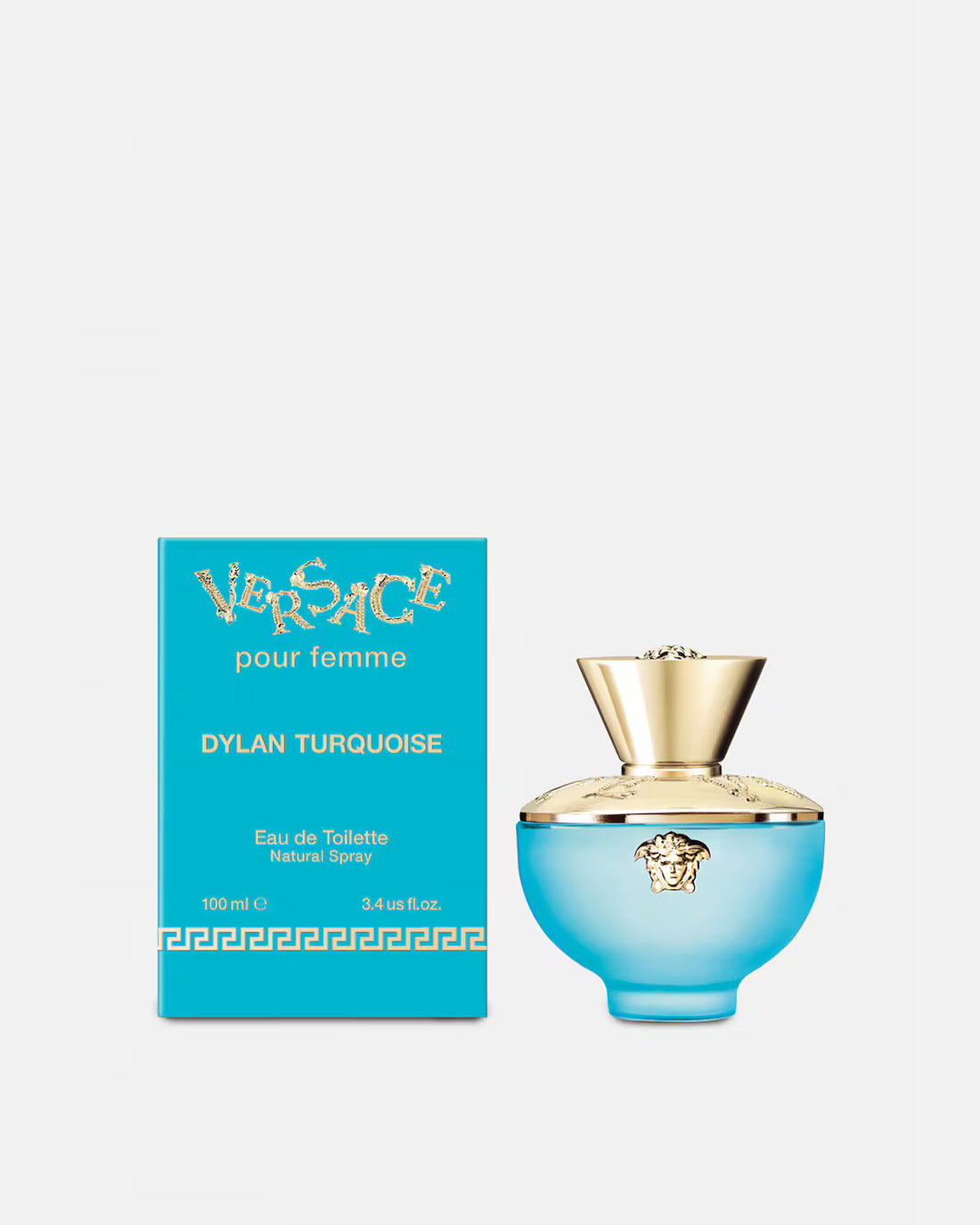 Bottle of VERSACE POUR FEMME DYLAN TURQOUISE, 100 ml perfume by Versace