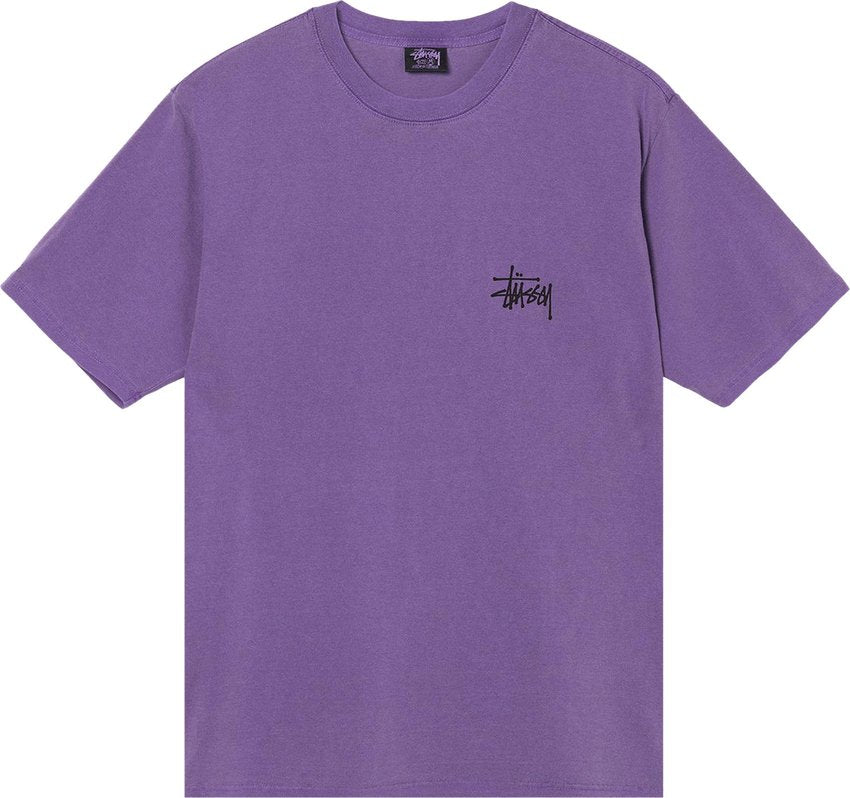 Stussy Skull Wings 50-50 Logo Purple Pigment T-shirt