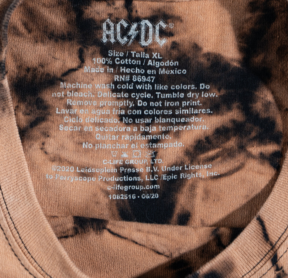 AC DC Tie Dye High way to hell T-shirt