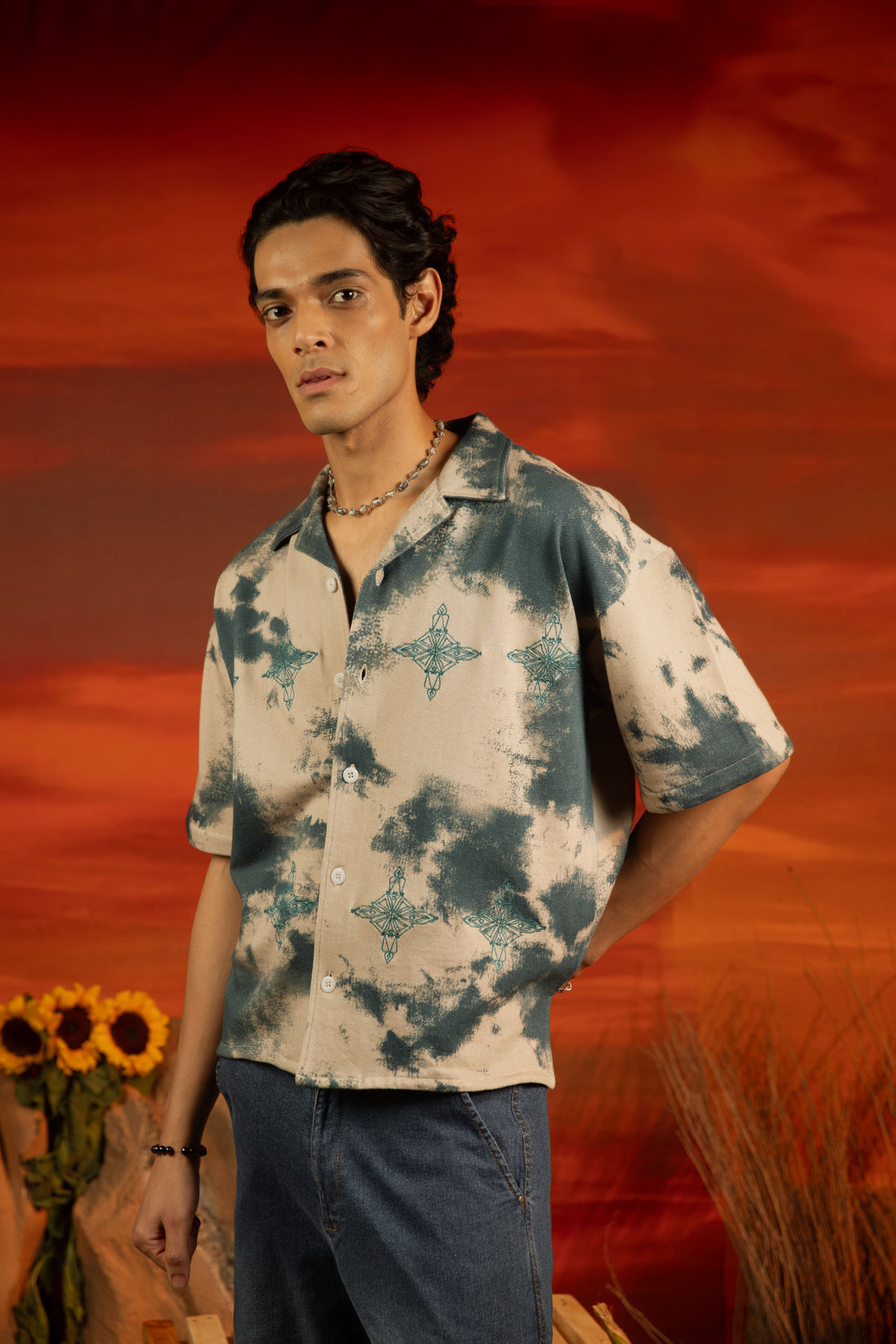 AZUL OVERSIZED SHIRT