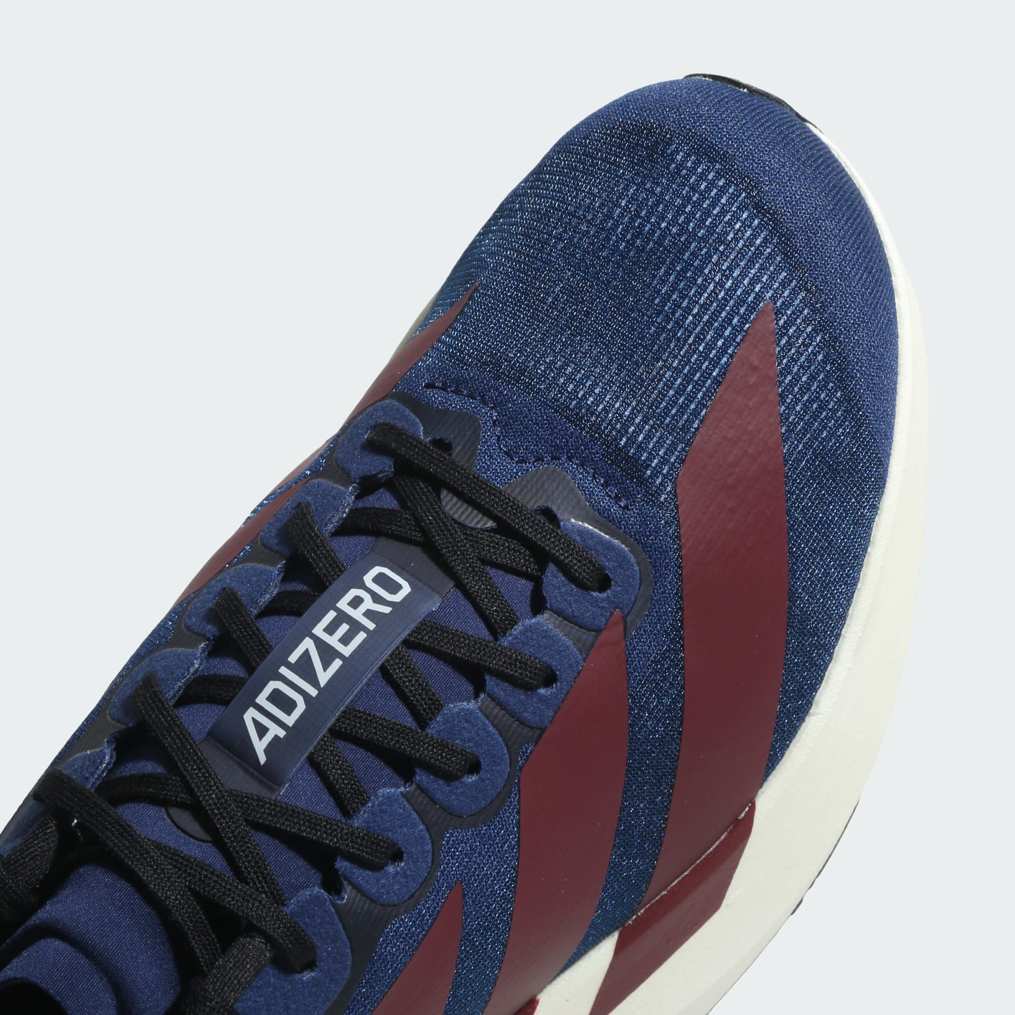 Adidas Adizero Evo SL running shoes in Dark Blue Red Shadow