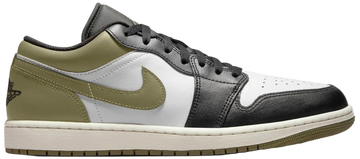 Air Jordan 1 Low 'Black Toe Medium Olive'