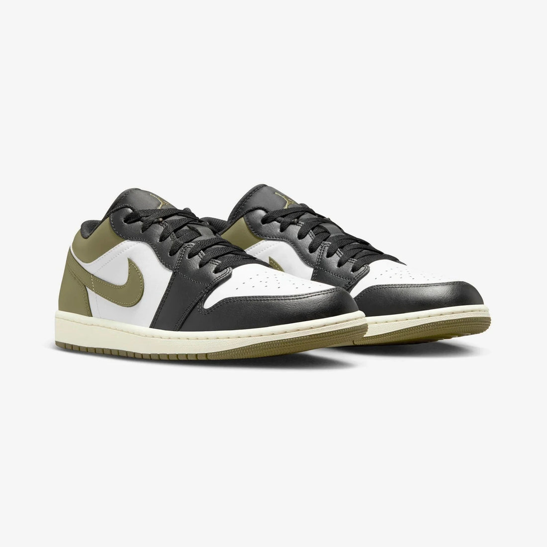 Air Jordan 1 Low 'Black Toe Medium Olive'