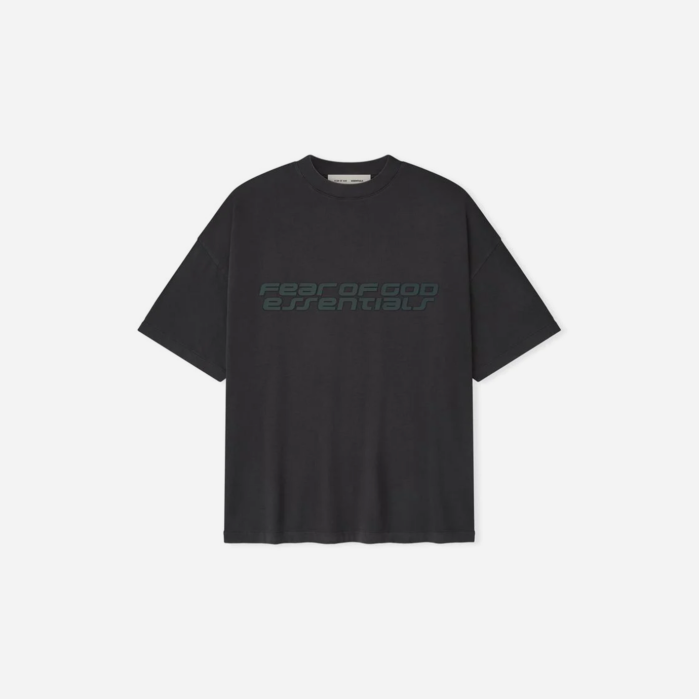 Fear of God Essentials 90s Tee Vintage Black – Front View