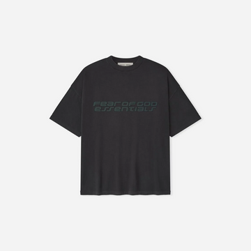 Fear of God Essentials 90s Tee Vintage Black – Front View