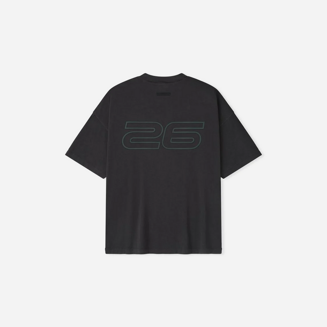 Fear of God Essentials 90s Tee Vintage Black – Front View