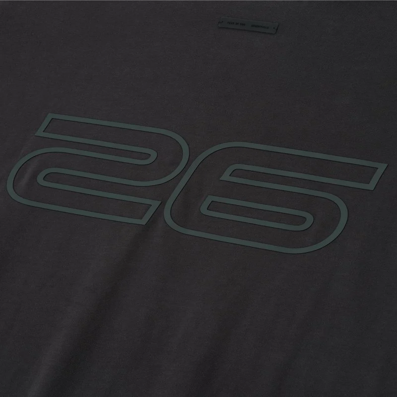 Fear of God Essentials 90s Tee Vintage Black – Alternate View