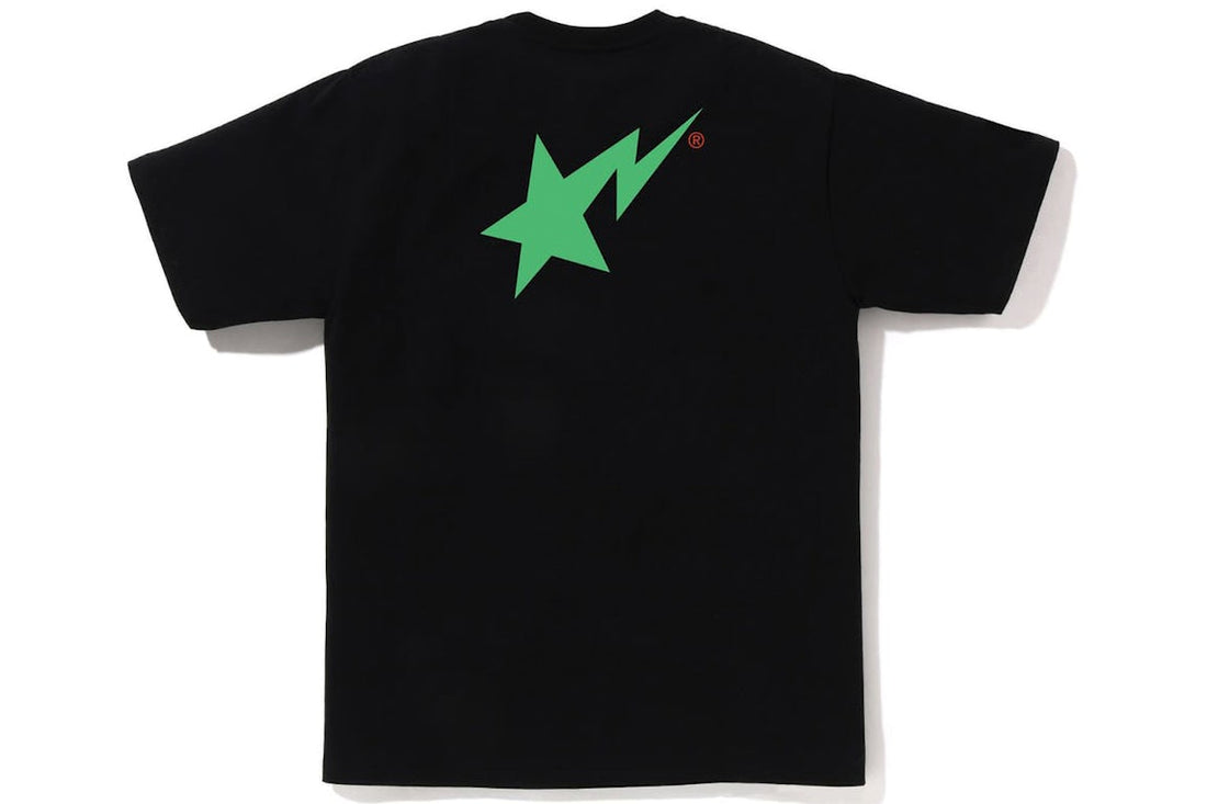 BAPE Black Bapesta logo t-shirt A Bathing Ape