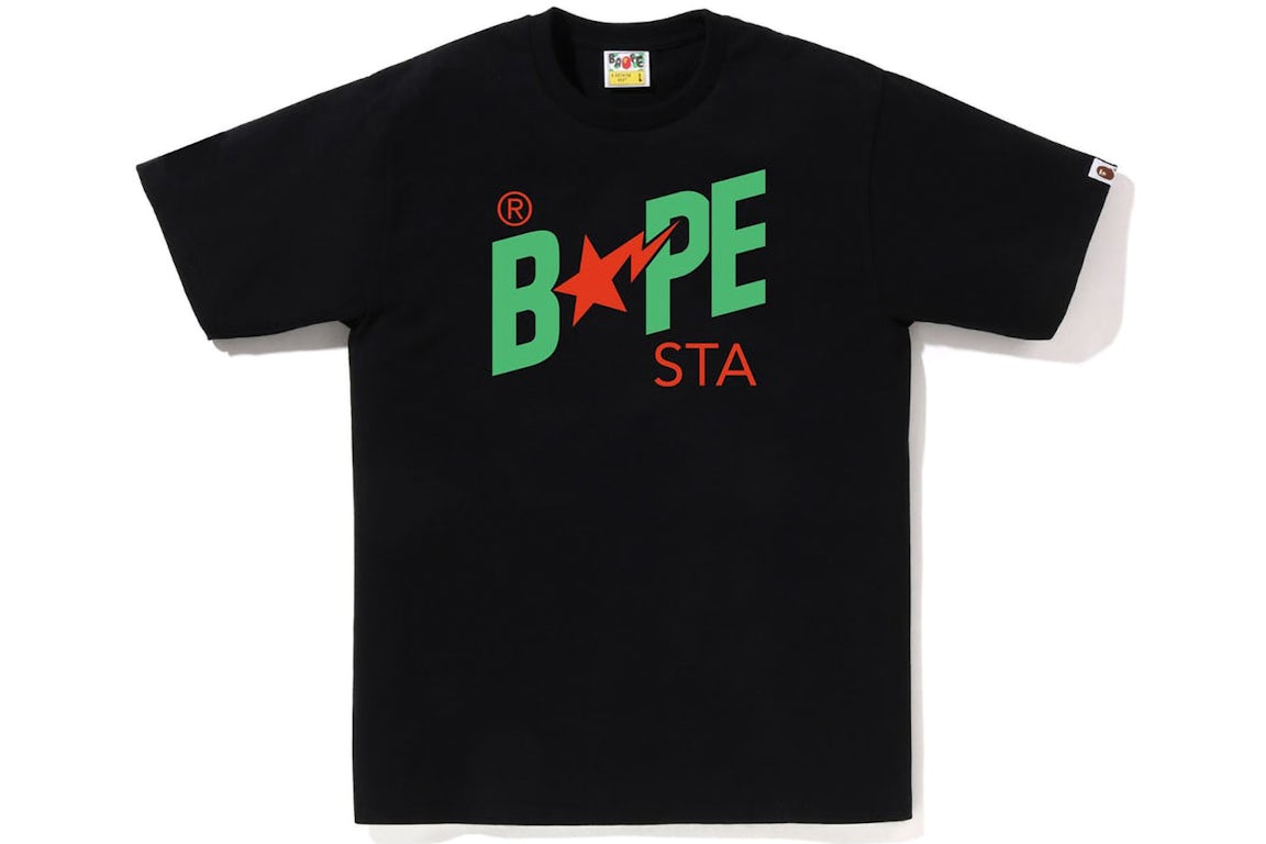 BAPE Black Bapesta logo t-shirt A Bathing Ape