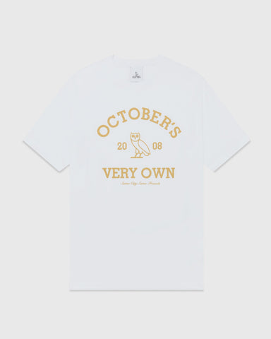 ovo collegiate tee white