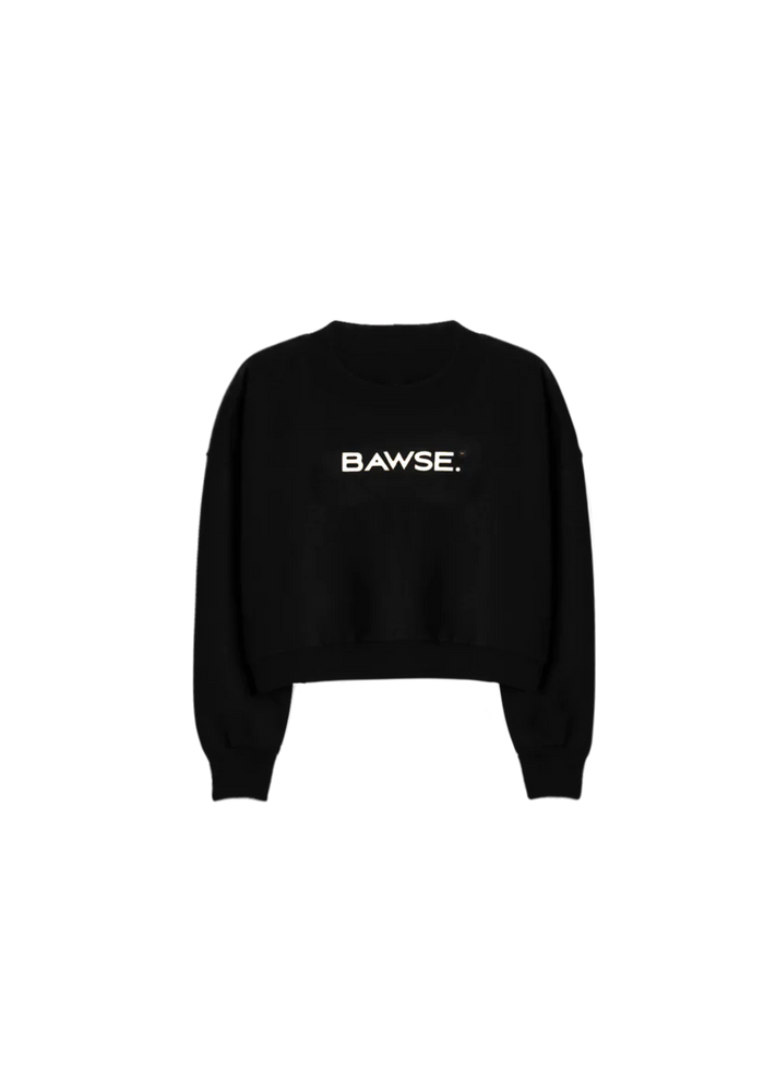 The Crop Sweatshirt Women - Black