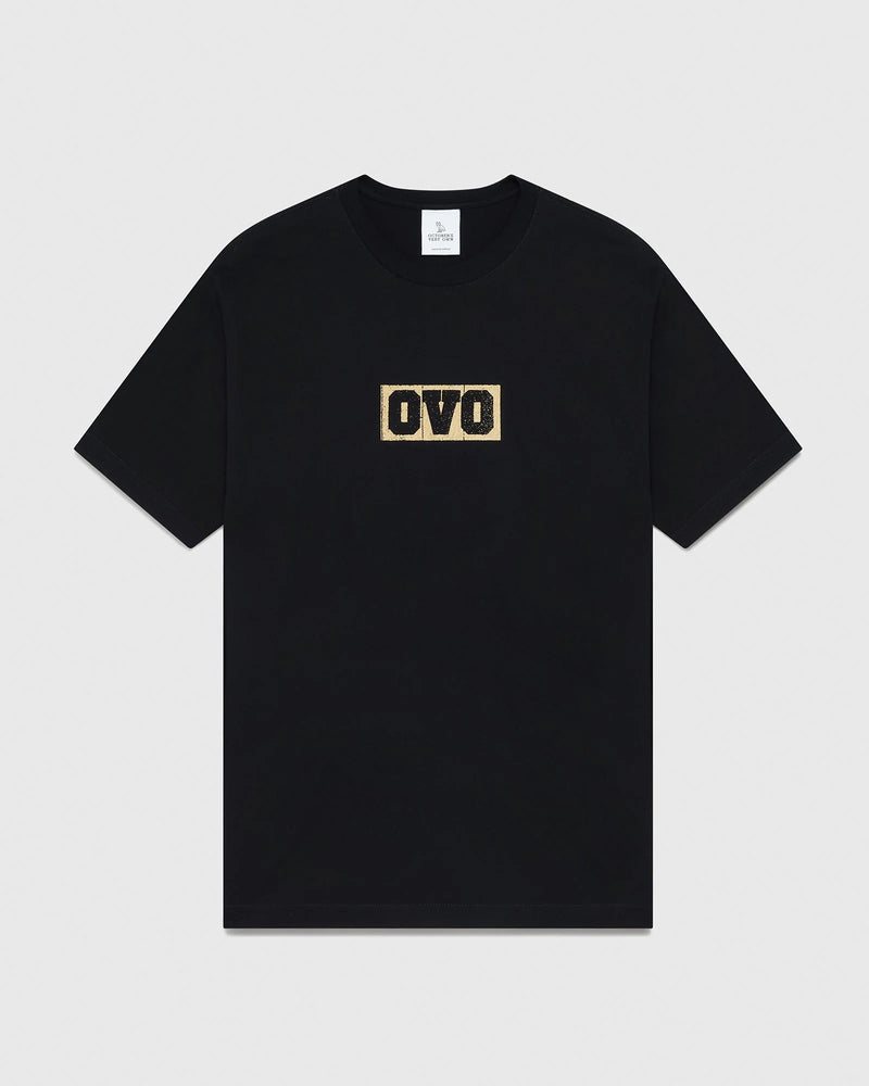 OVO Slab Tee Black/Gold