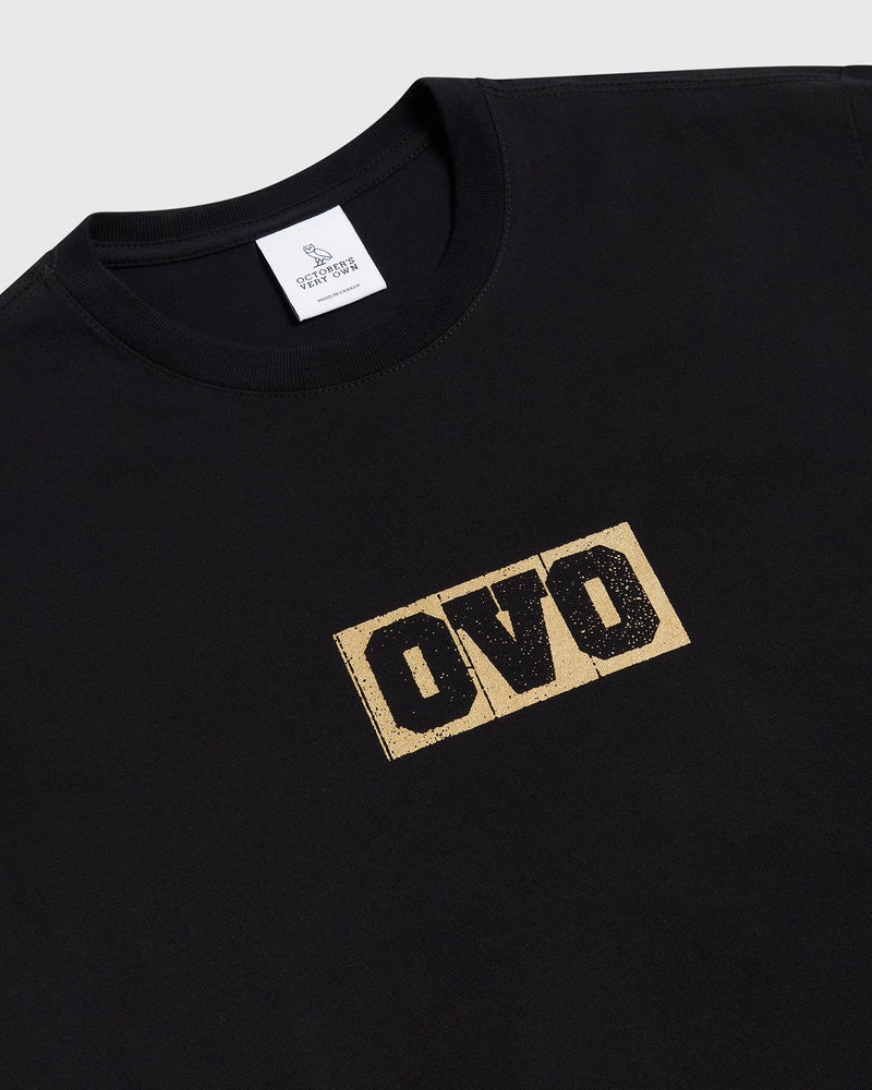 OVO Slab Tee Black/Gold