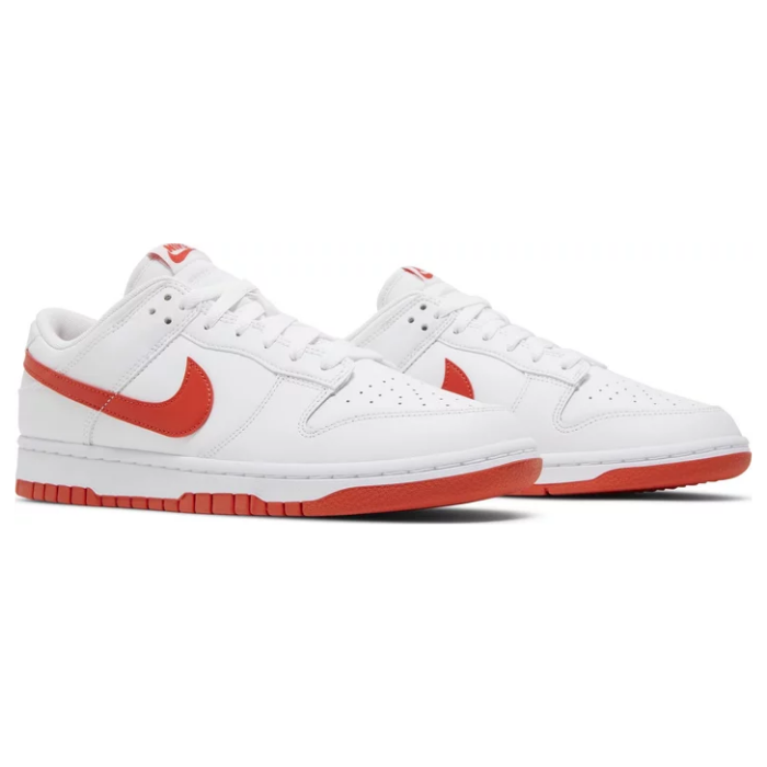 Dunk Low White Picante Red