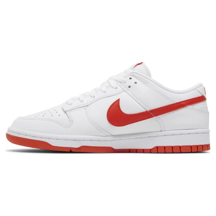 Dunk Low White Picante Red