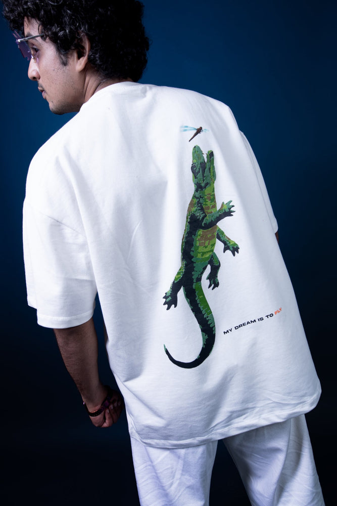 3Eleven Off White Unisex Crocodile Dream T-shirt