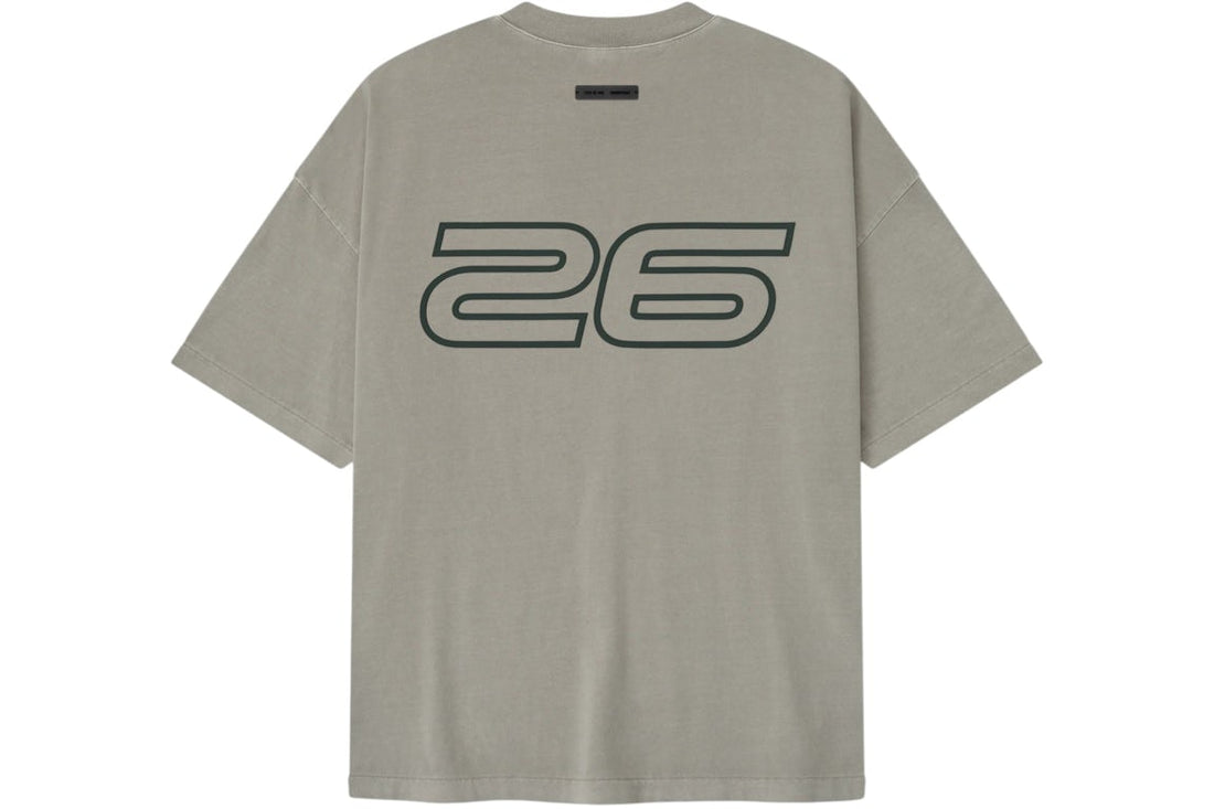 Fear of God Essentials 90's Tee Smoke Grey – Front View