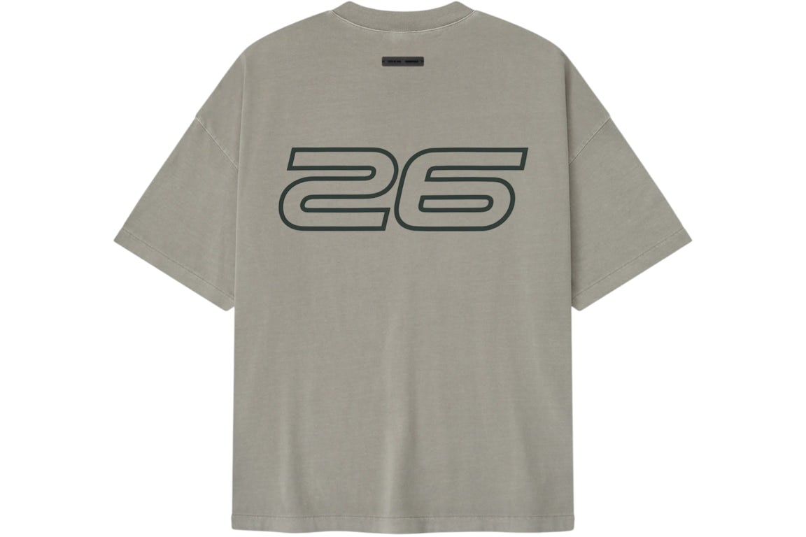 Fear of God Essentials 90's Tee Smoke Grey – Back View