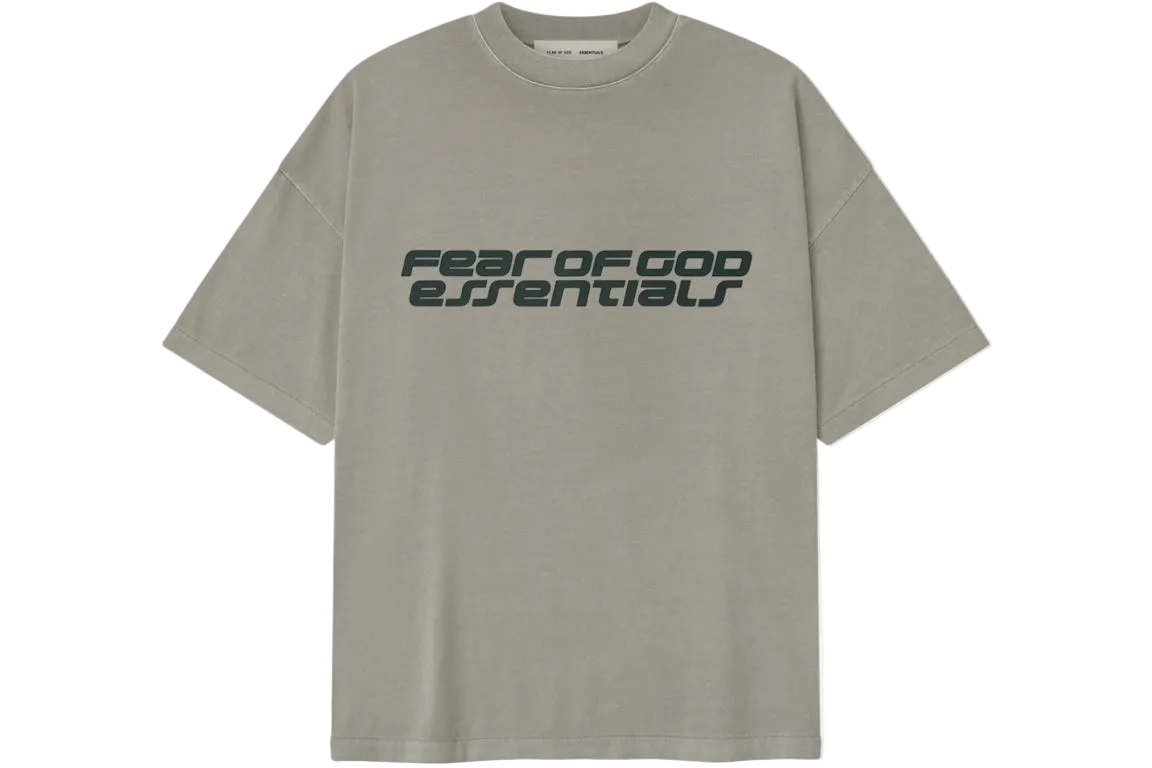 FEAR OF GOD ESSENTIALS 90'S TEE SMOKE GREY