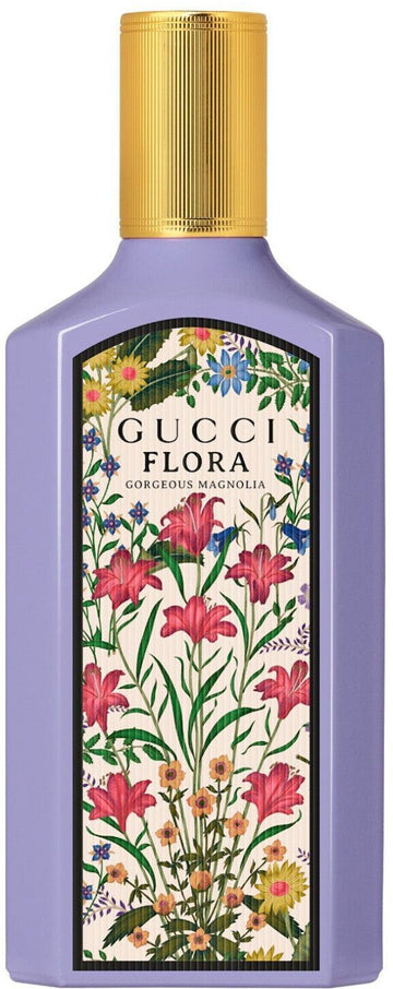 Bottle of FLORA GORGEOUS MAGNOLIA, 100 ml perfume by Gucci