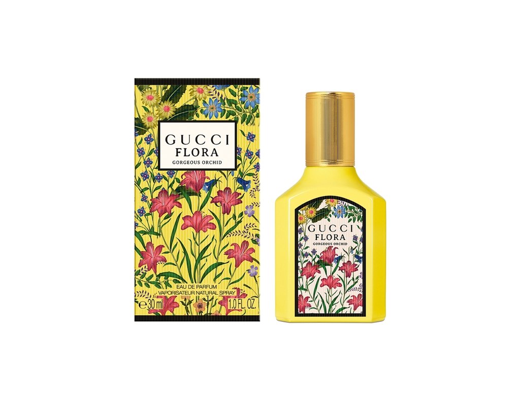 Bottle of FLORA GORGEOUS ORCHID, 100 ml perfume by Gucci