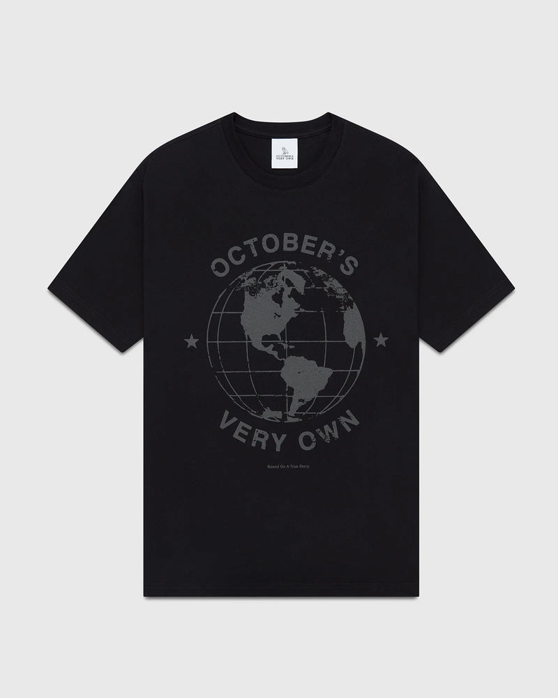 OVO GLOBE T-SHIRT BLACK