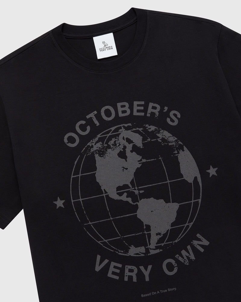 OVO GLOBE T-SHIRT BLACK