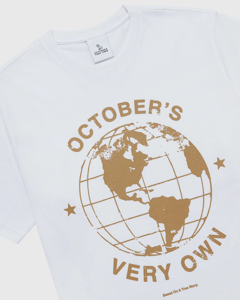 OVO GLOBE T-SHIRT WHITE