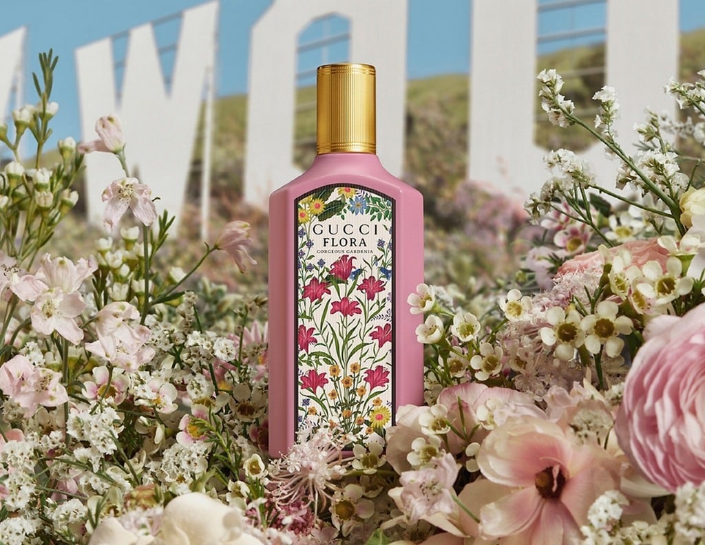 Bottle of GORGEOUS GARDENIA, 100 ml perfume by Gucci