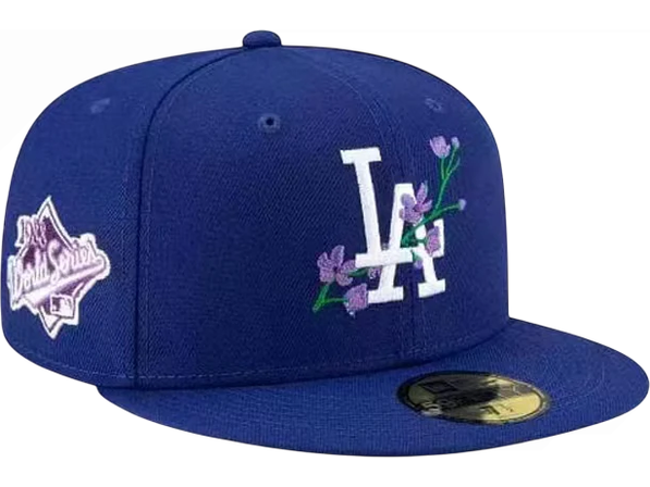 New Era LA Dodgers Bloom Fitted Blue