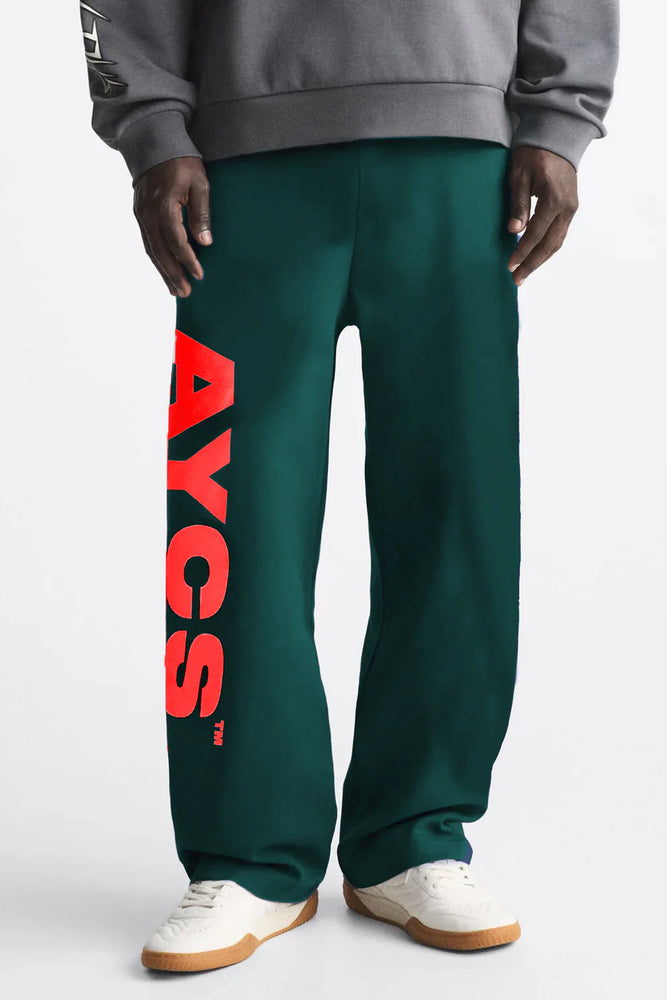 OG Logo Oversized Joggers (Dark Green )- AYCS