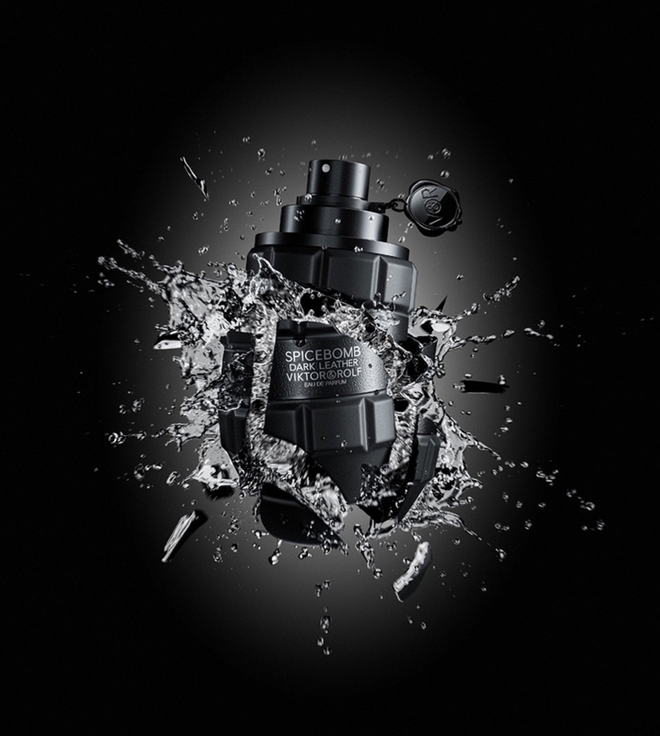 Bottle of SPICEBOMB DARK LEATHER, 90 ml perfume by Viktor N Rolf