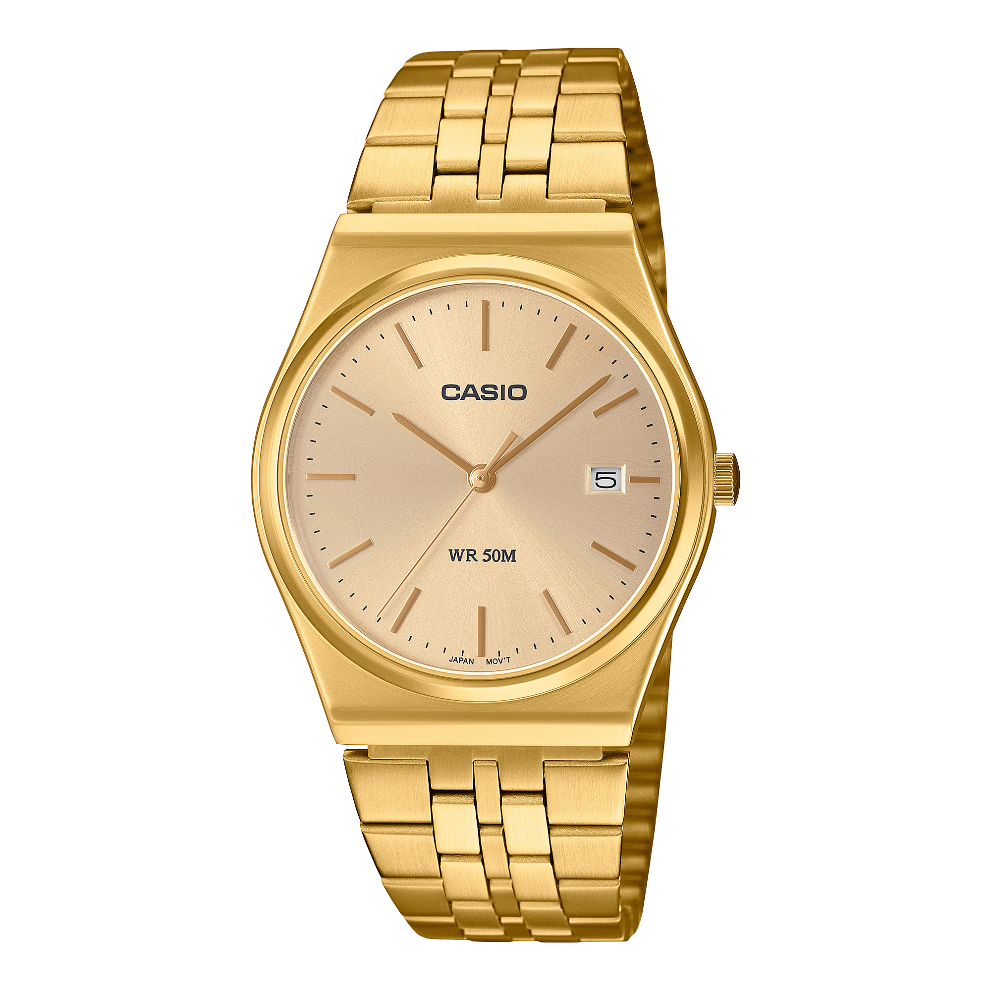 Casio MTP-B145G-9AV | Gold-Tone Stainless Steel Mens Analog Watch