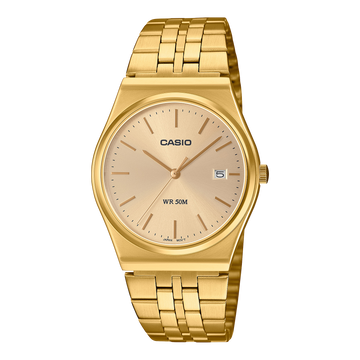Casio MTP-B145G-9AV | Gold-Tone Stainless Steel Mens Analog Watch