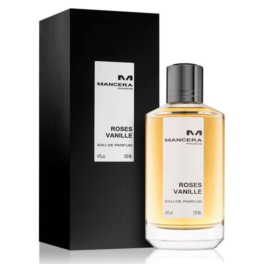 Bottle of ROSES VANILLE, 120 ml perfume by Mancera
