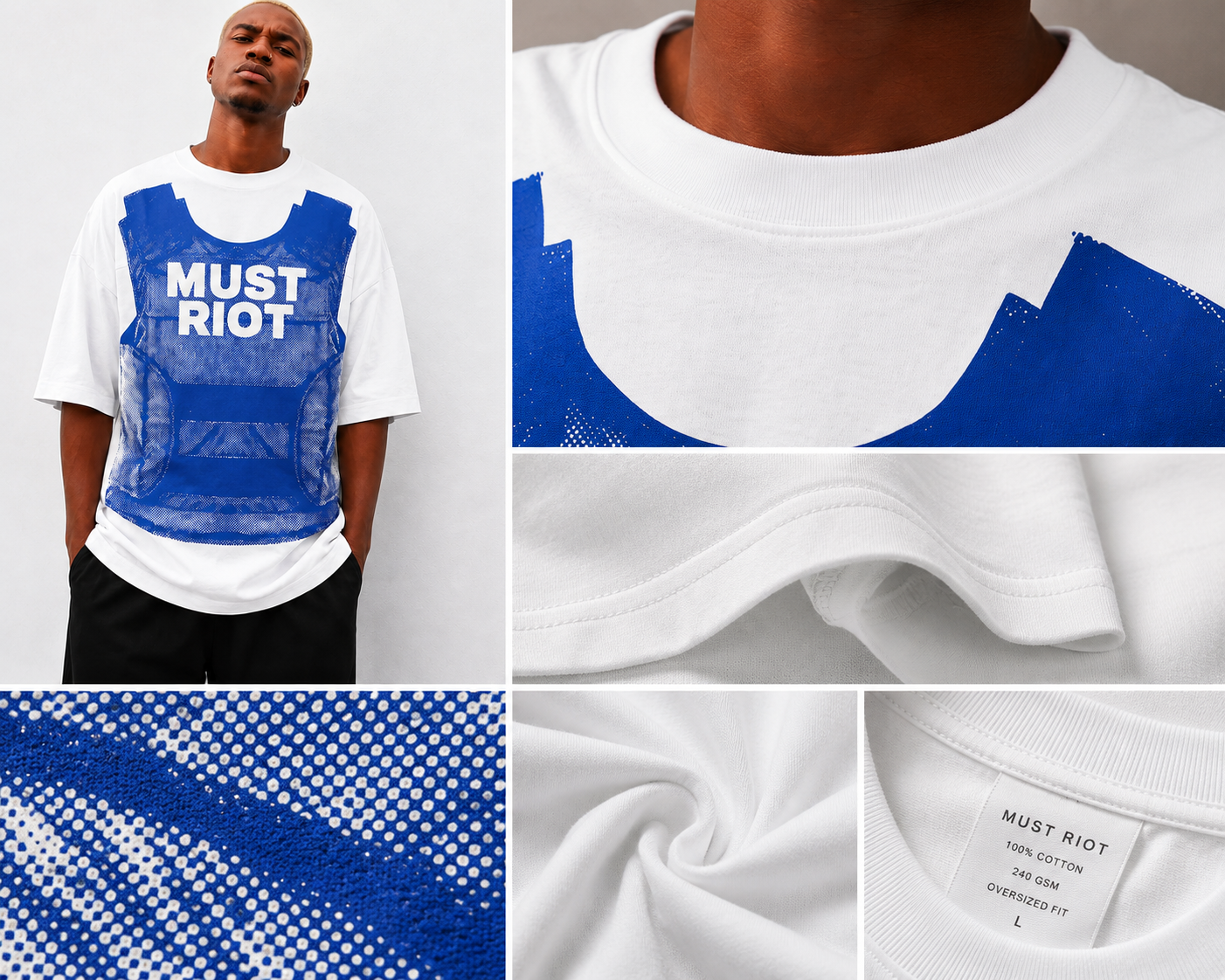 MUST RIOT ARMOURED VEST TEE