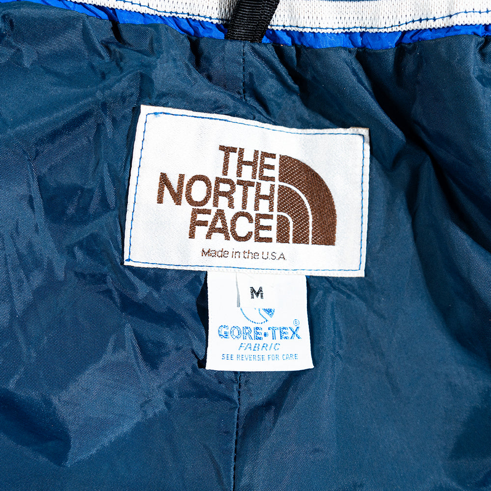 The North Face Blue Trackpants with side zipper (Goretex)